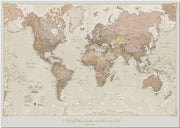 PS01164_M_PNBRD - Personalised Antique World Map