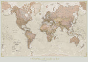 PS01164_M_PAPER - Personalised Antique World Map