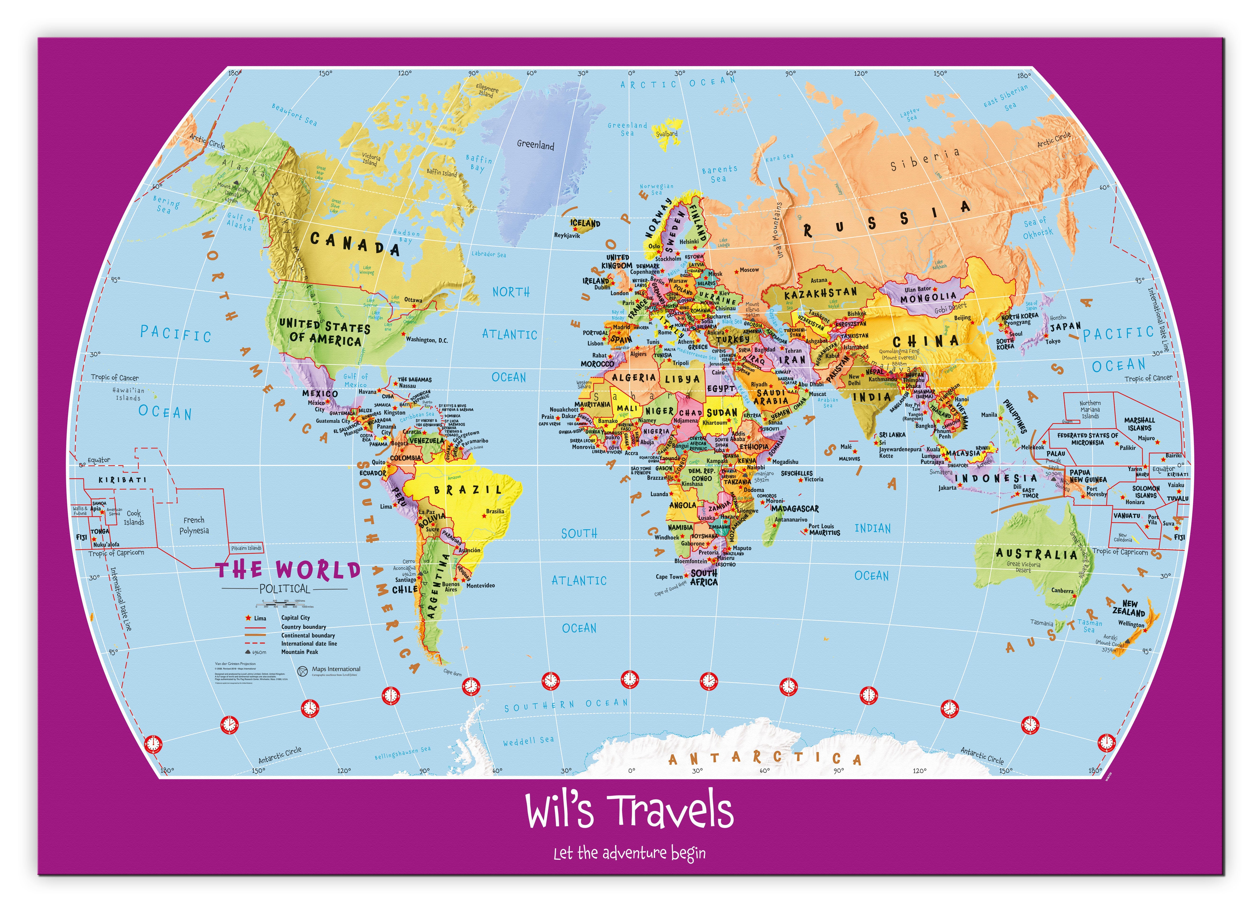 PS01426_S_CANVA - Personalised Child's World Map