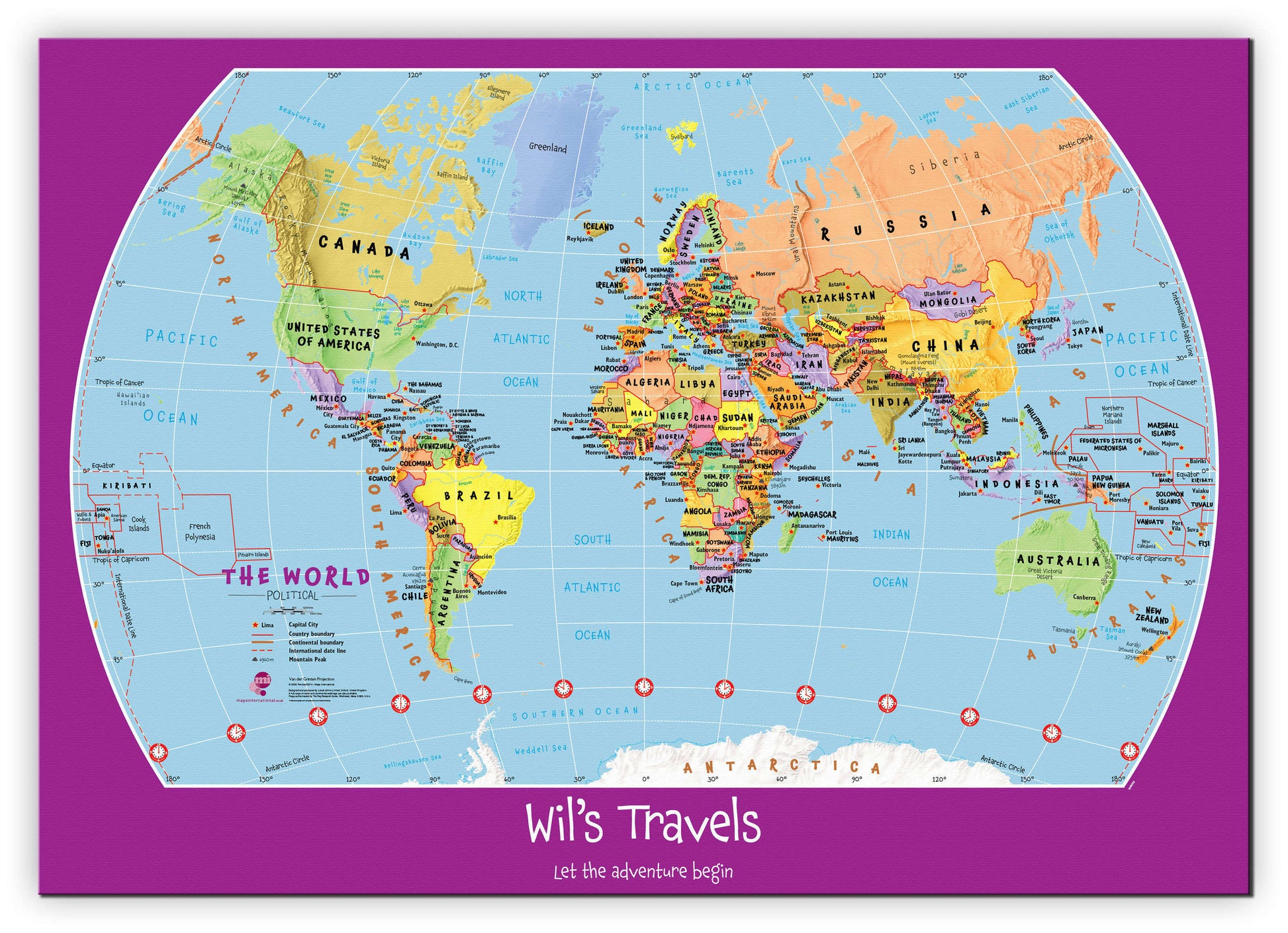 PS01426_M_CANVA - Personalised Child's World Map