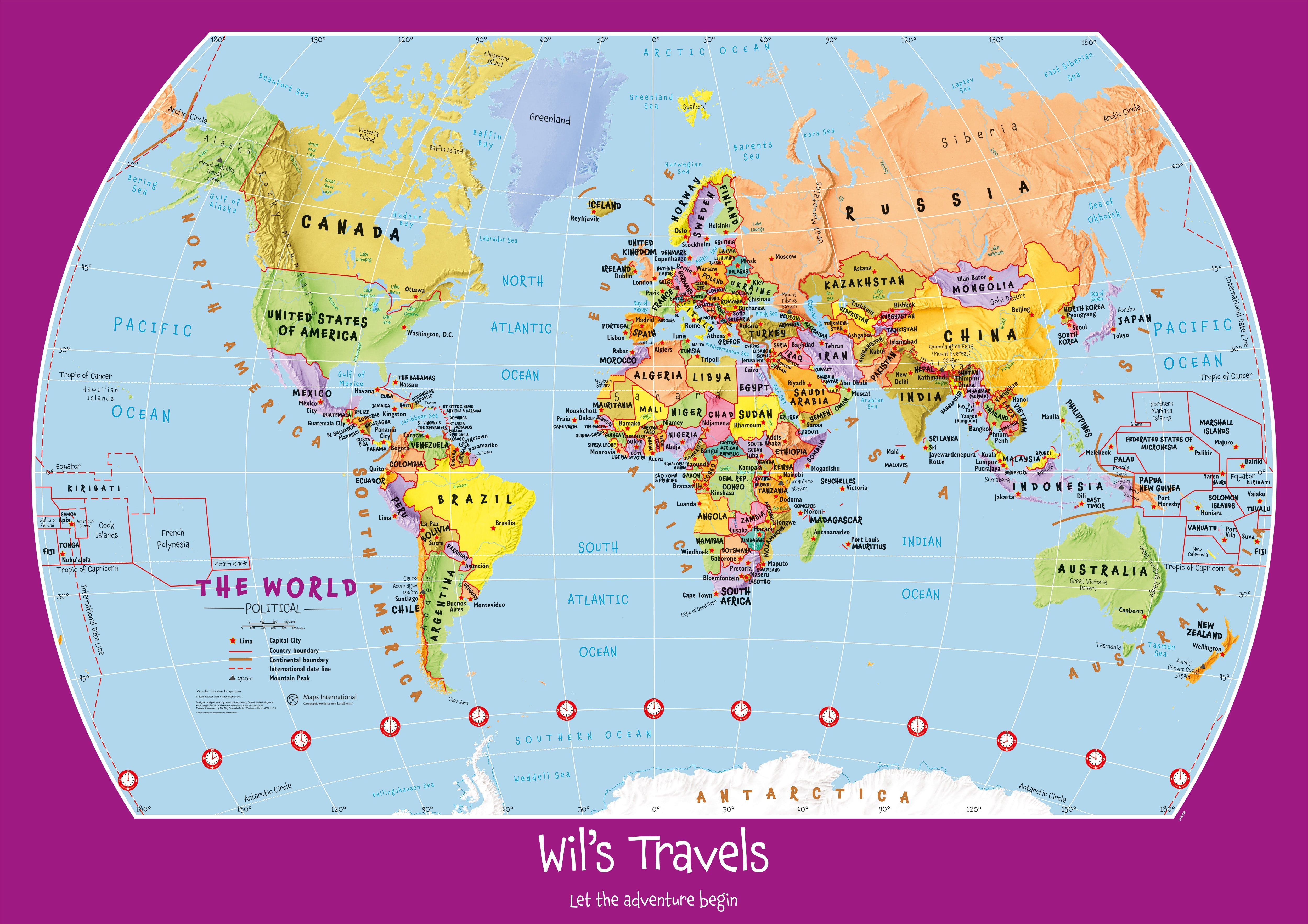 PS01426_M_LAMIN - Personalised Child's World Map