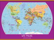 PS01426_L_LWDHB - Personalised Child's World Map