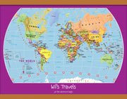 PS01426_S_LWDHB - Personalised Child's World Map