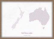 PS01604_3_WDOAK - Personalised Country Name Text Map Print - Plum