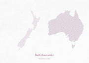 PS01604_S_MATTP - Personalised Country Name Text Map Print - Plum
