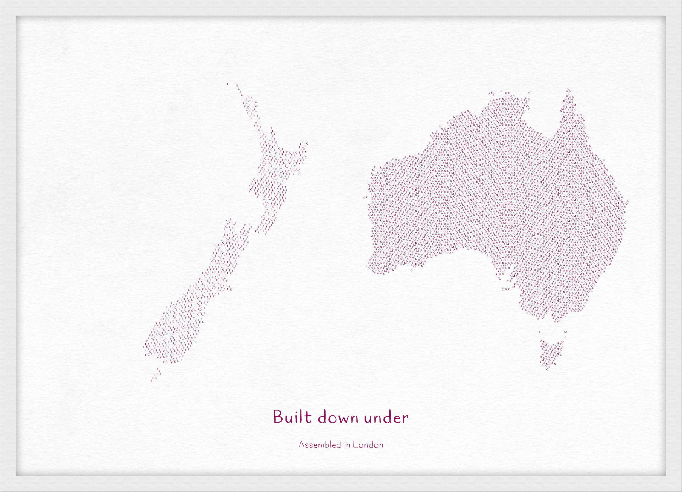 PS01604_S_WDWHI - Personalised Country Name Text Map Print - Plum