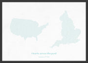 PS01605_S_WDBLA - Personalised Country Name Text Map Print - Turquoise
