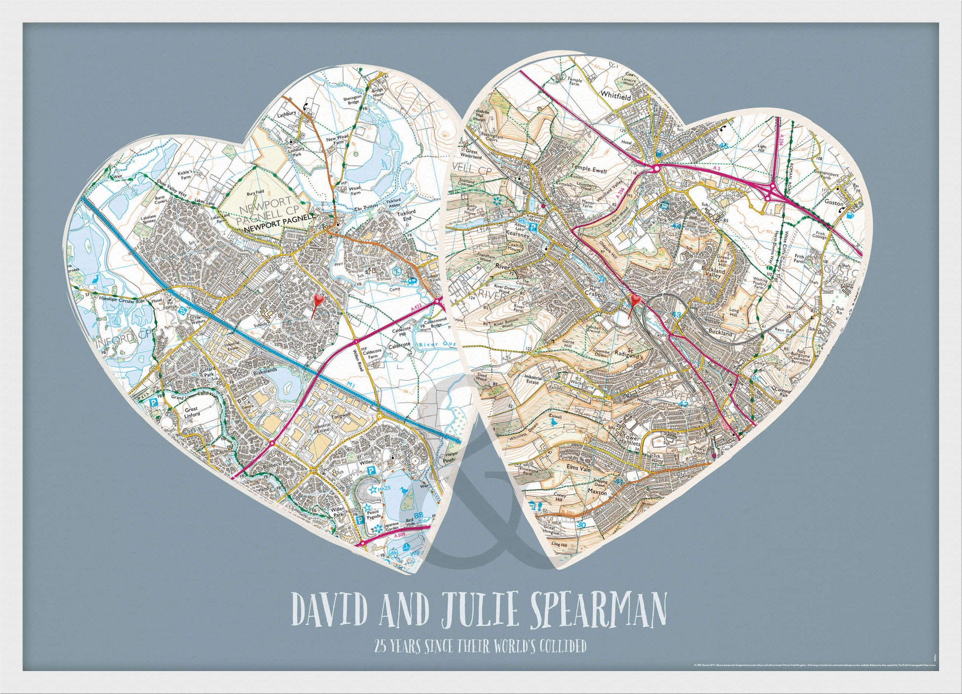 PS00866_3_WDWHI - Personalised Postcodes Couples Print