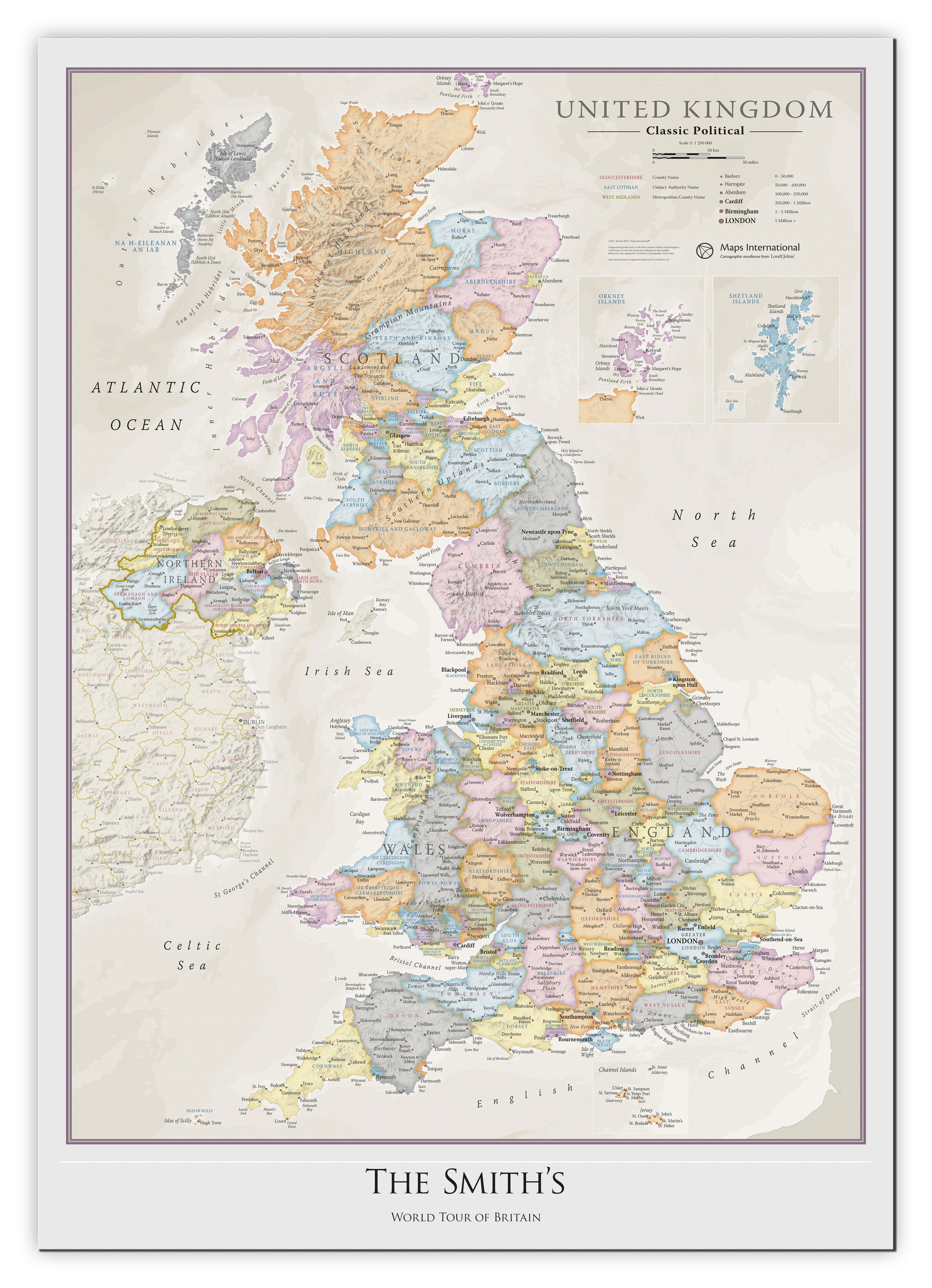 PS01636_L_CANVA - Personalised UK Classic Wall Map