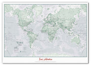 PS01227_L_CANVA - Personalised World Is Art - Wall Map Rustic