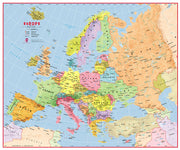 CT00630_L_LAMIN - Primary Europe Wall Map Political