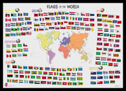 LS00625_M_PINBL - Primary Flags of the World poster