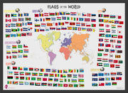 LS00625_M_WDBLA - Primary Flags of the World poster