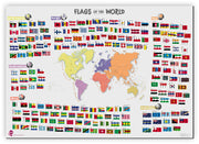 LS00625_M_CANVA - Primary Flags of the World poster