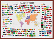 LS00625_M_PINOK - Primary Flags of the World poster