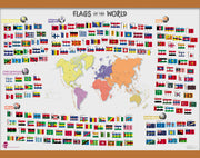 LS00625_M_CWDHB - Primary Flags of the World poster