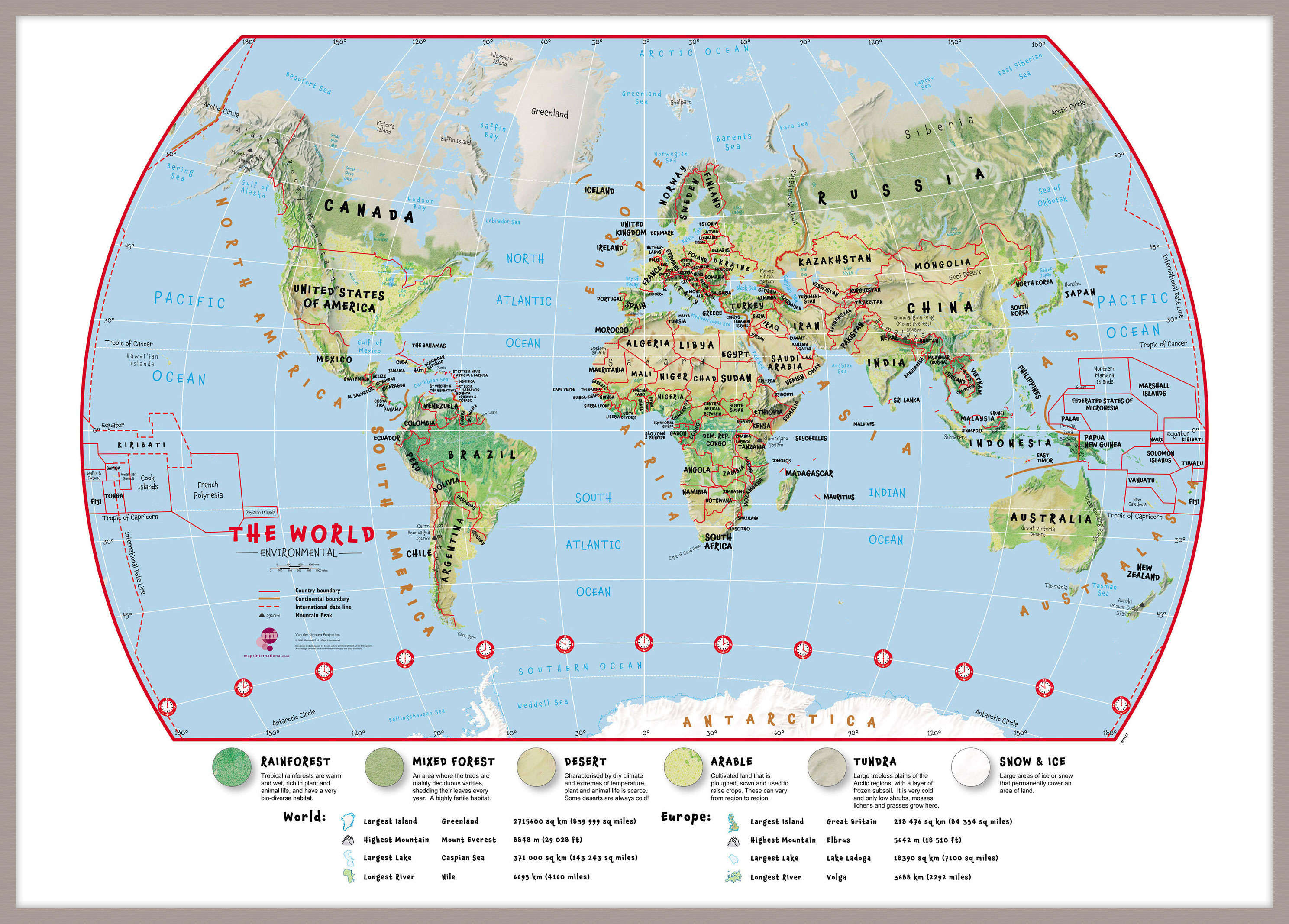 WM00415_L_LBDAL - Primary World Wall Map Environmental
