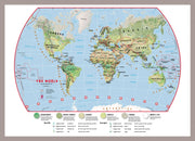 WM00415_S_MGFAL - Primary World Wall Map Environmental