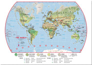 WM00415_M_PNBRD - Primary World Wall Map Environmental
