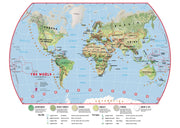 WM00415_S_LAMIN - Primary World Wall Map Environmental