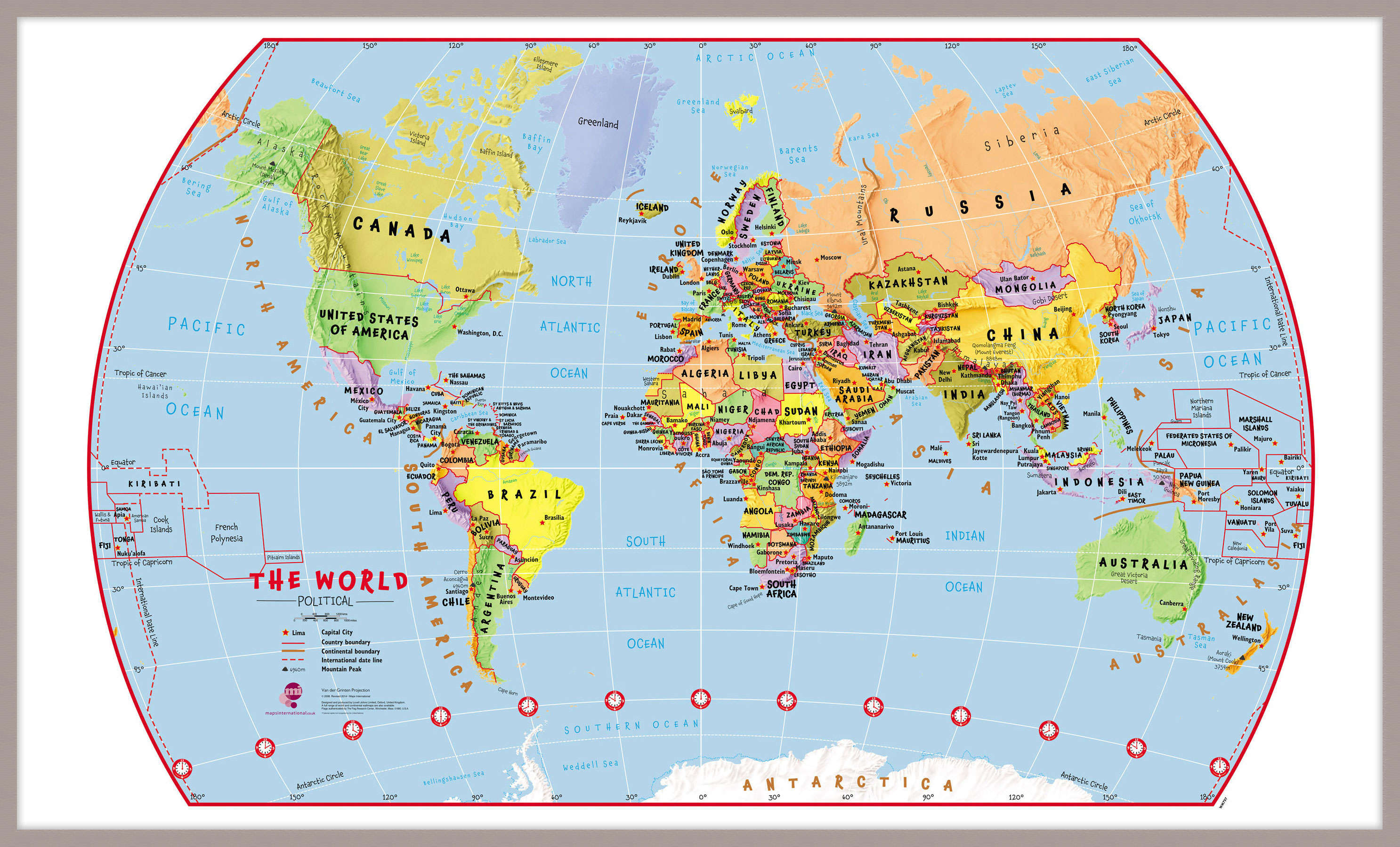 WM00797_L_MGFAL - Primary World Wall Map Political