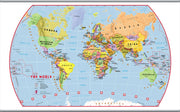 WM00797_L_LAMHB - Primary World Wall Map Political