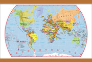 WM00797_M_CWDHB - Primary World Wall Map Political