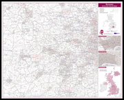 UK00784_L_LBDBL - Reading Postcode Sector Map