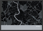 LS01560_3_WDBLA - Rome City Street Map Print Charcoal