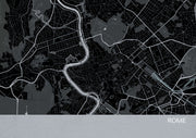 LS01560_3_MATTP - Rome City Street Map Print Charcoal