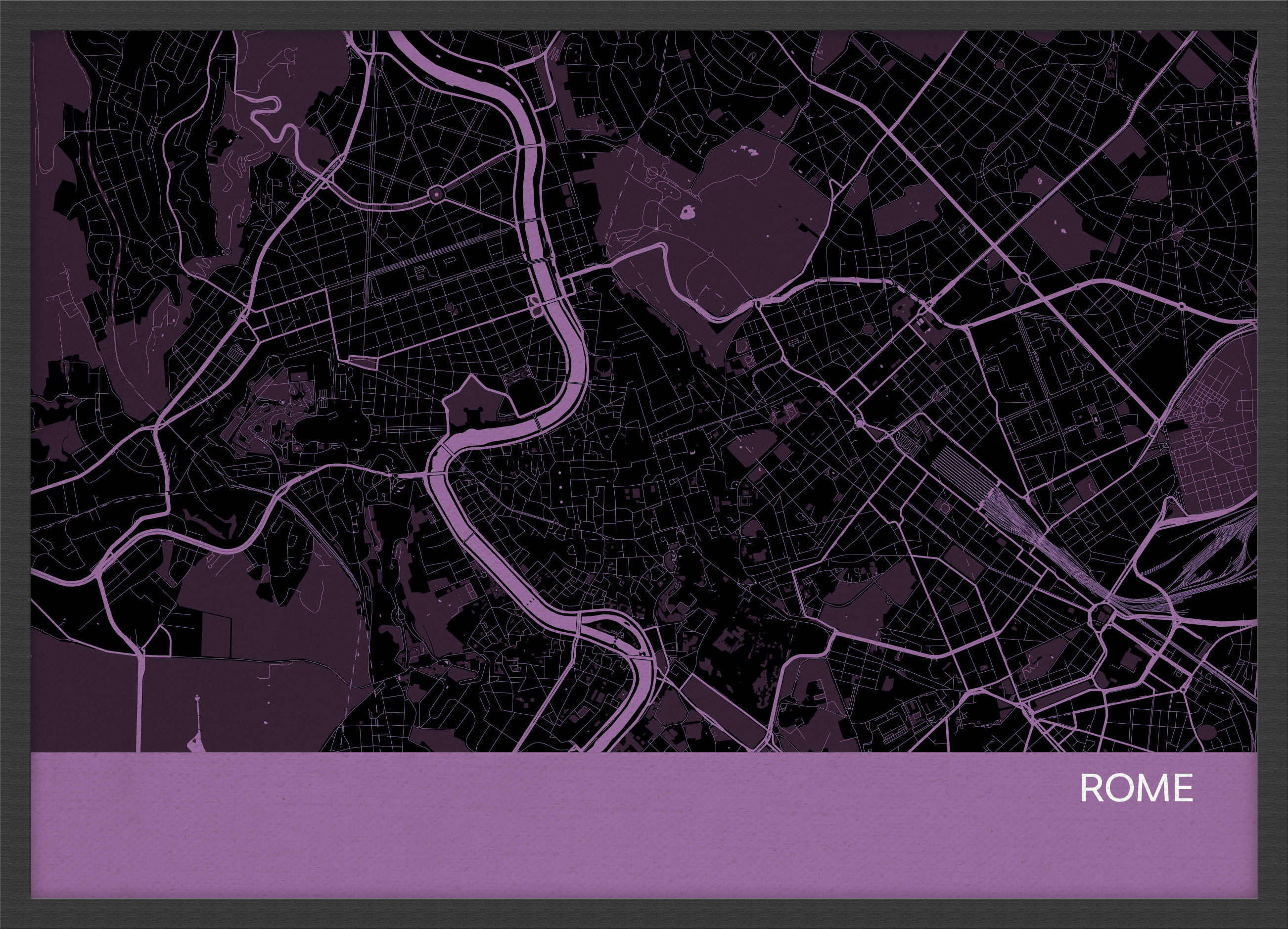 LS01561_3_WDBLA - Rome City Street Map Print Mauve