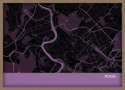 LS01561_3_WDOAK - Rome City Street Map Print Mauve
