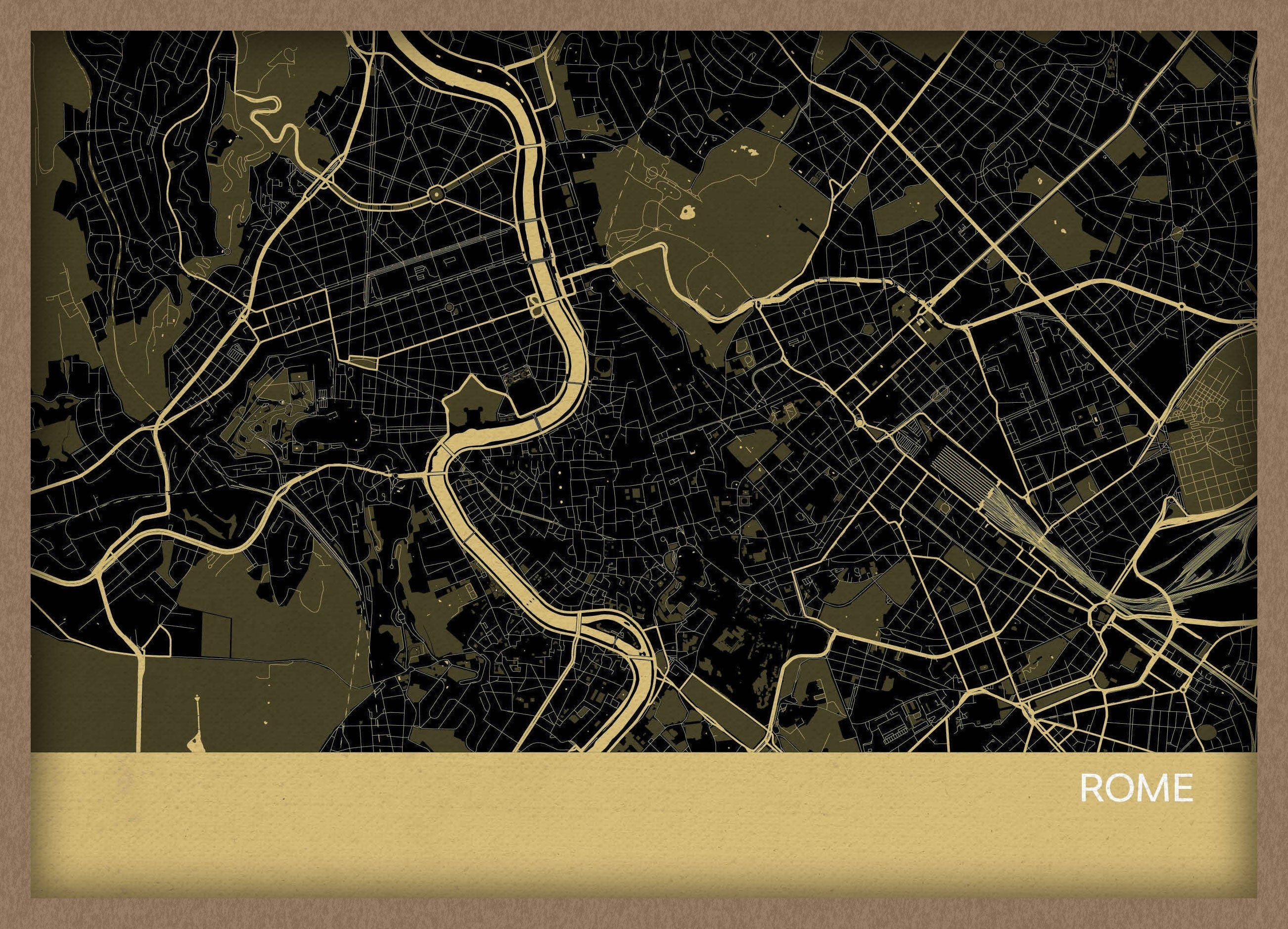 LS01570_3_WDOAK - Rome City Street Map Print Straw