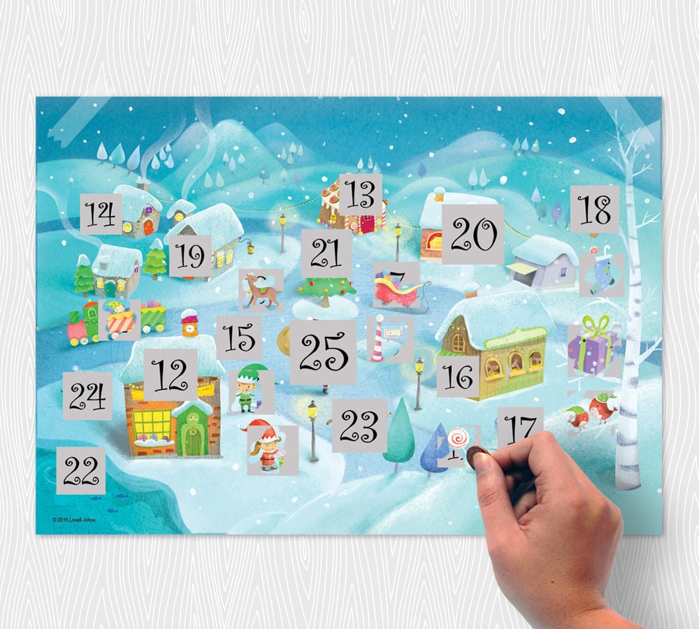 LS01489_3_SILKP Scratch North Pole Advent Calendar