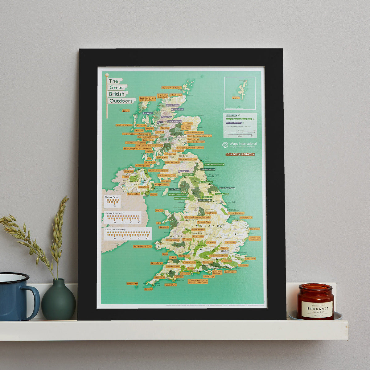 UK01711_3_BWBLA - Scratch Off British National Parks & Outdoors Print