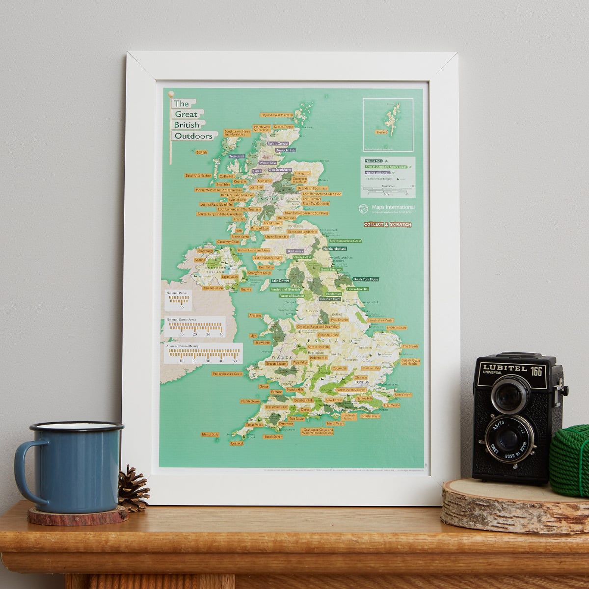 UK01711_3_BWOAK - Scratch Off British National Parks & Outdoors Print