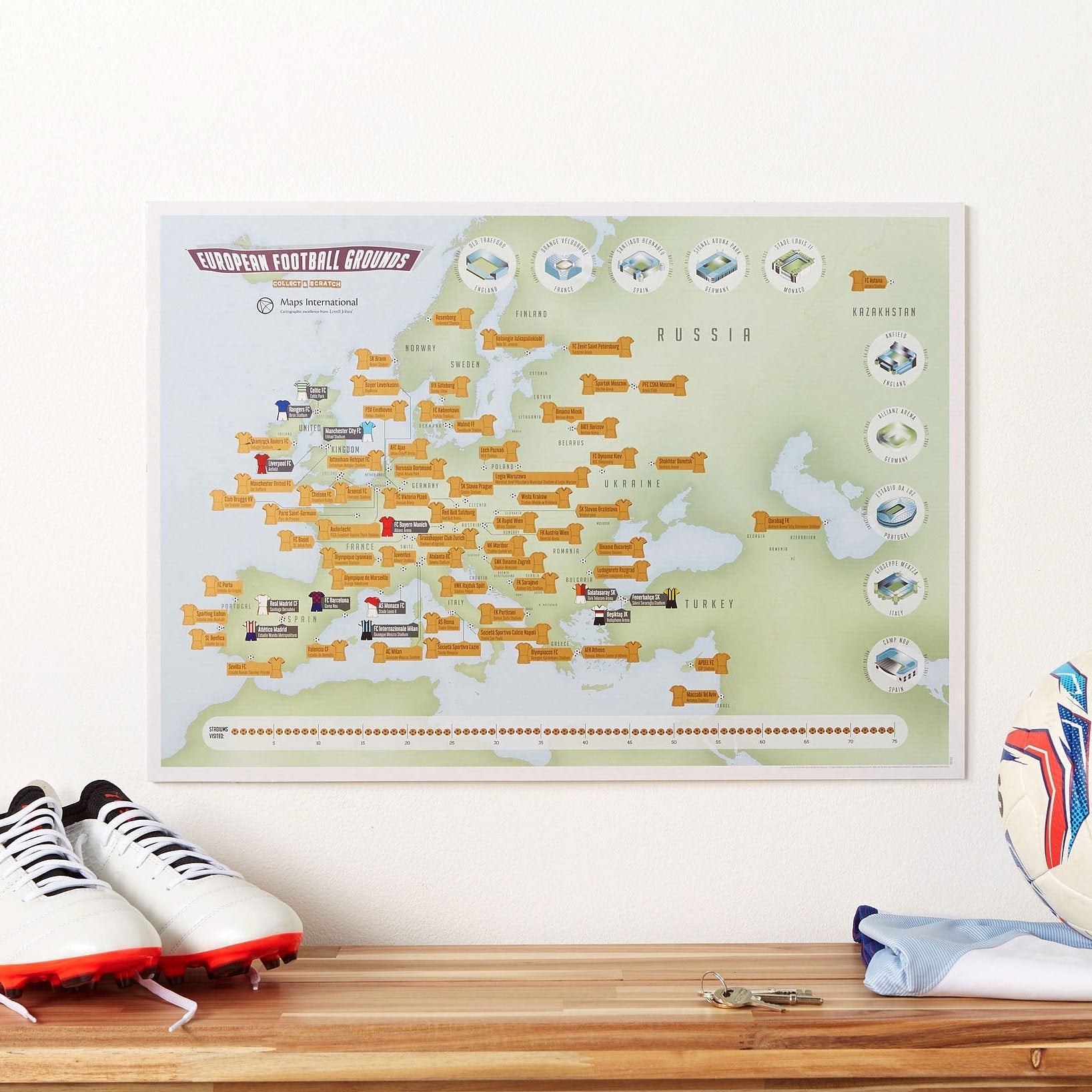 CT01688_S_SILKP - Scratch Off European Football Grounds Print