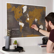 WM01628_M_SILKP - Scratch the World® black edition map print