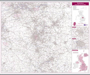 UK00785_L_LAMHB - Sheffield Postcode Sector Map