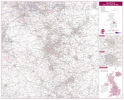 UK00785_L_PAPER - Sheffield Postcode Sector Map