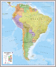 CT00019_H_LBDAL - South America Wall Map Political