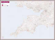 UK00037_L_MGFAL - South West England Postcode District Map