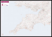 UK00037_L_LBDBL - South West England Postcode District Map