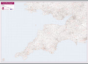 UK00037_L_LAMHB - South West England Postcode District Map