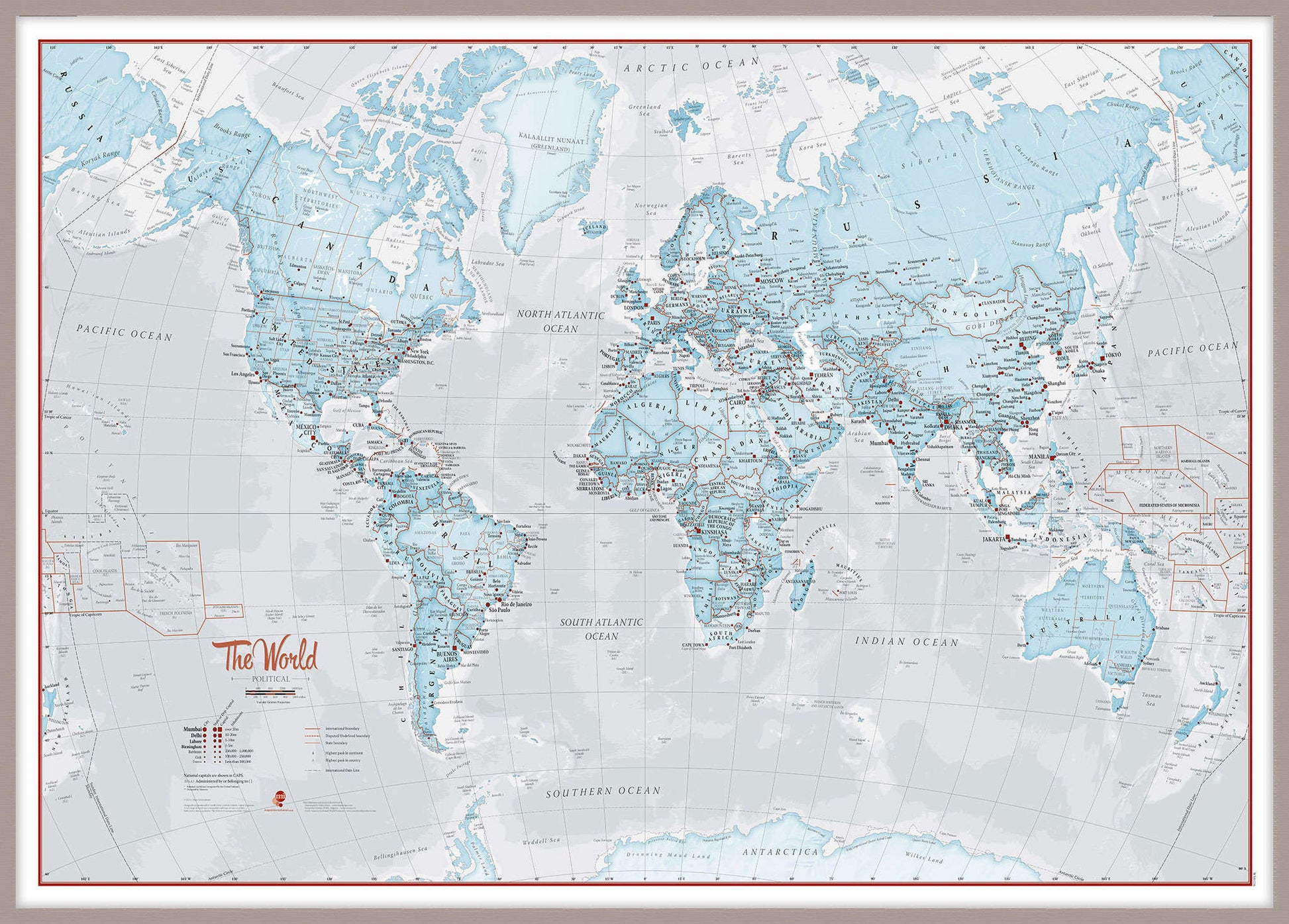 WM01226_L_MGFAL - The World Is Art - Wall Map Aqua