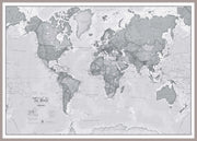WM01643_H_MGFAL - The World Is Art - Wall Map Grey