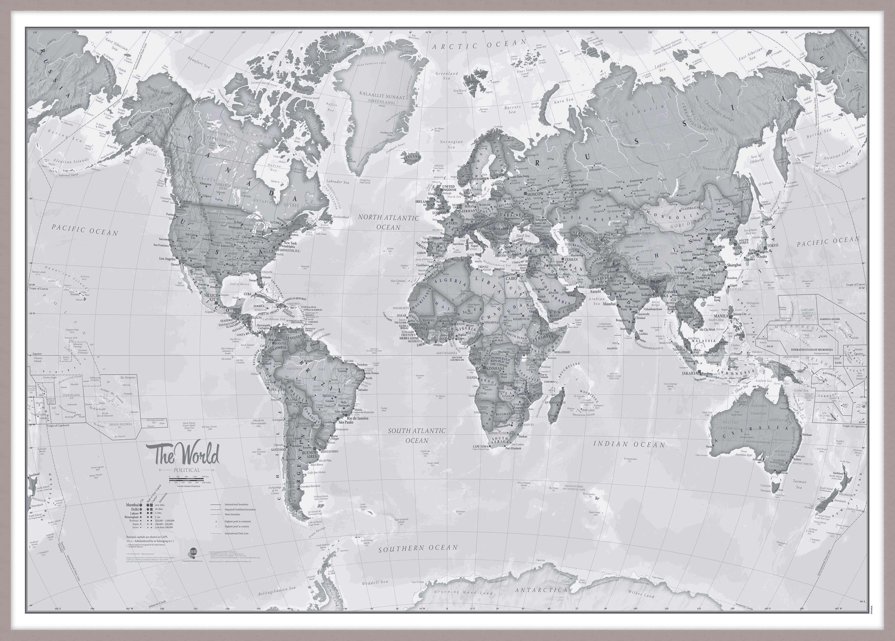 WM01643_H_MGFAL - The World Is Art - Wall Map Grey