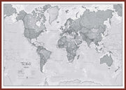 WM01643_L_LBDOK - The World Is Art - Wall Map Grey