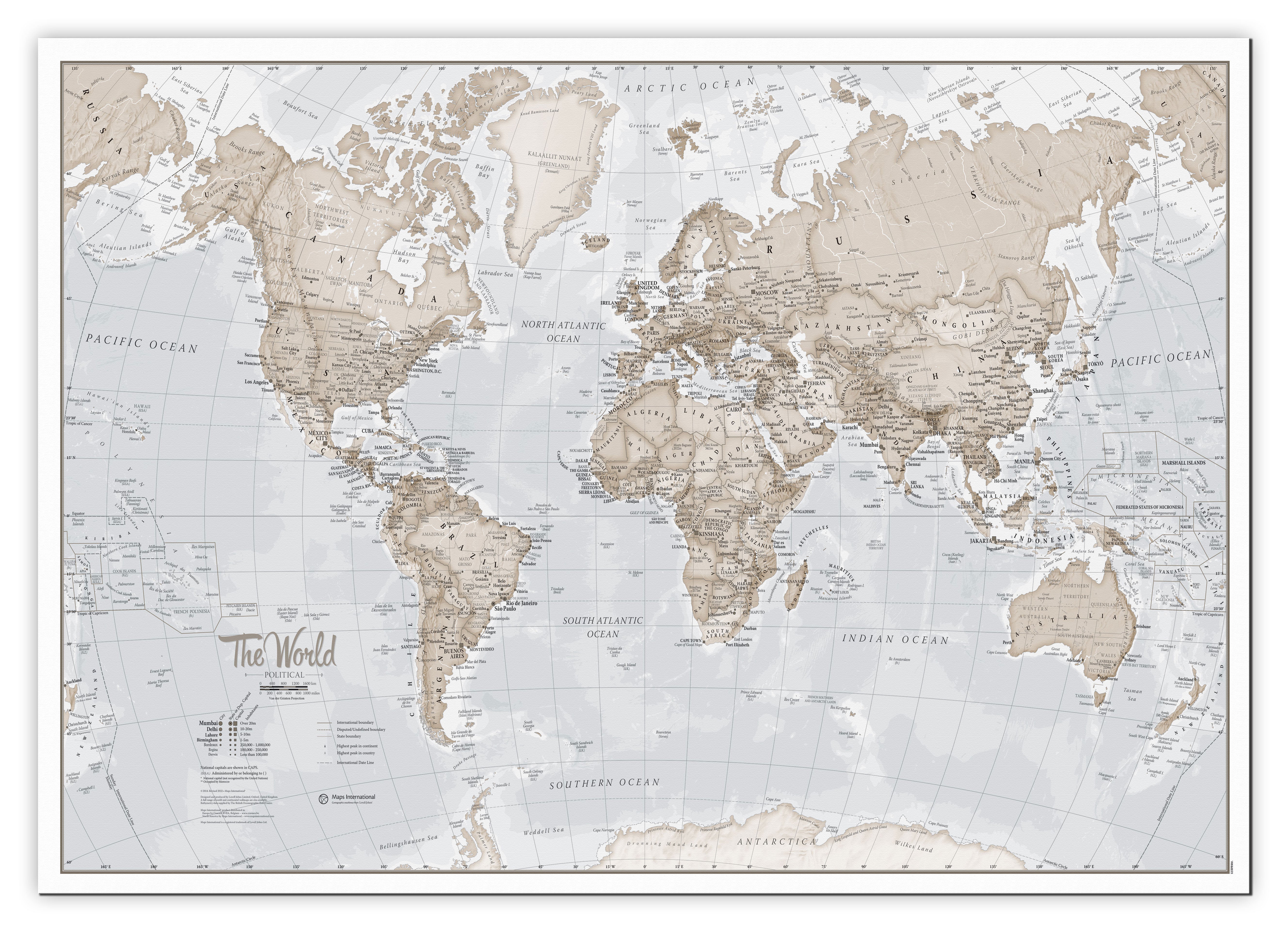 WM00275_S_CANVA - The World Is Art - Wall Map Neutral