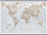 WM00275_S_LAMHB - The World Is Art - Wall Map Neutral